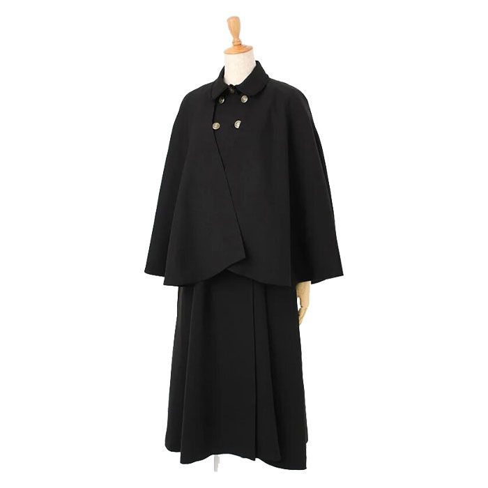 Black Ladies Black Inverness Cape