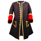 French Navy Officer Dark Blue Wool Coat