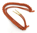 Aiguillette Brown Silky with Gold Barrel Tags