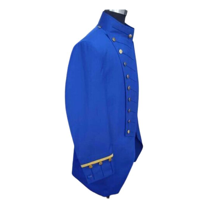 Blue Army Infantry Officer Wool Coat