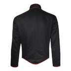 Men's Napoleonic John Smith Gold Embroidery Black Military Jacket
