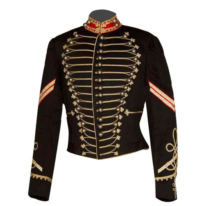 Black Wool America Cavalry Jacket