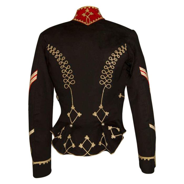 Black Wool America Cavalry Jacket