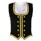 Black Wool Highland Dance Vest