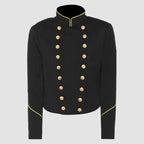 Black Woo Military Jacket