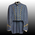 Civil War Style Military Jacket – Vintage Grey Hussar Uniform