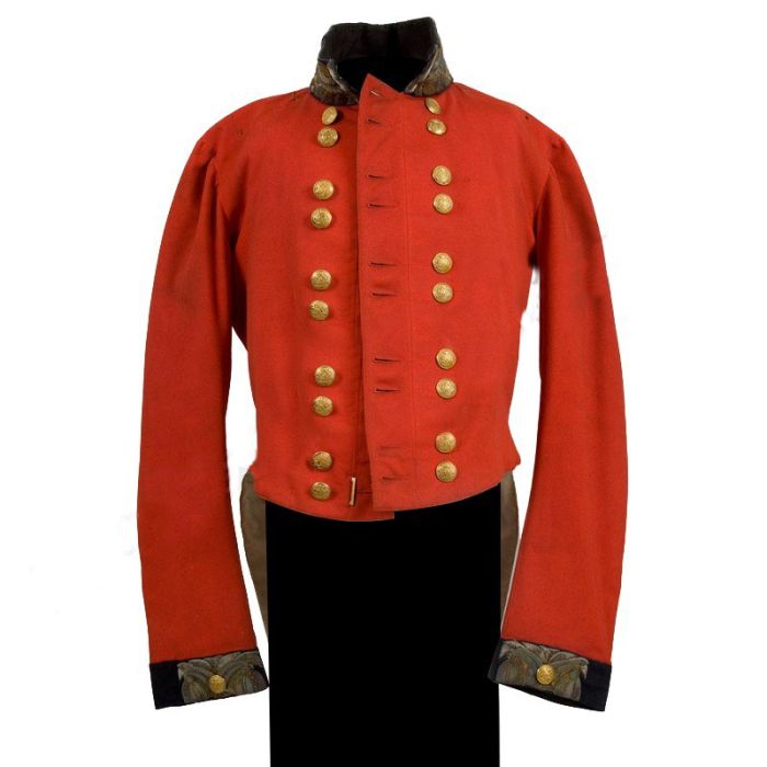 Coat Worn By Major Edmund Richard Jeffrey Depot Battalion Pattern 1846