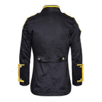 Golden Steampunk Military Jacket Drummer