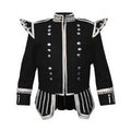 Black Doublet Fancy With Silver Braid
