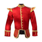 Red Doublet Fancy Blazer Wool Gold Braid