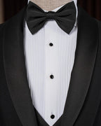Black Slim Fit Tuxedo Men's 3 Piece Italian Suit