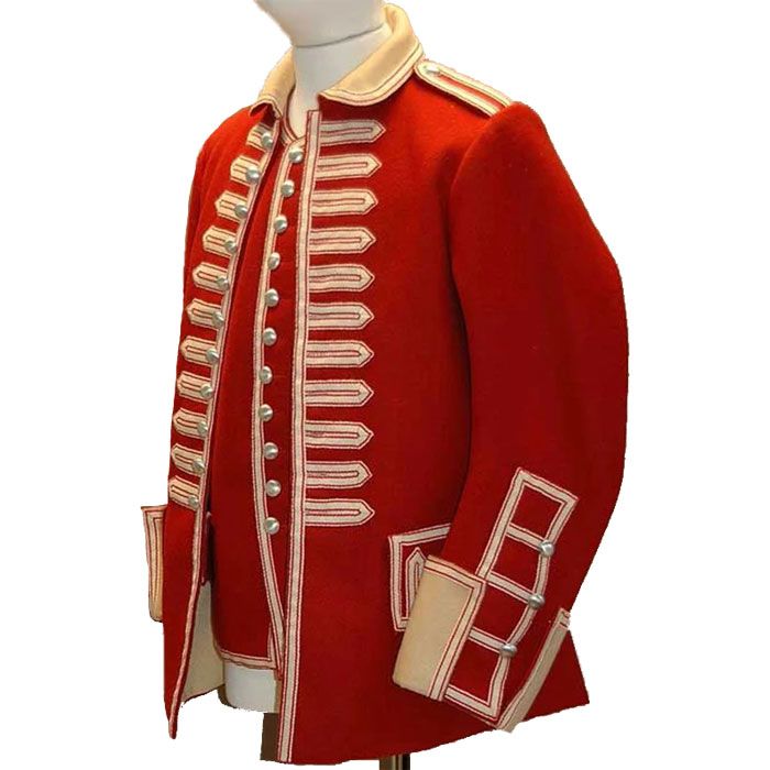 British Civil War Jacket Royal Highland Regt Jacket Single Breasted Coat