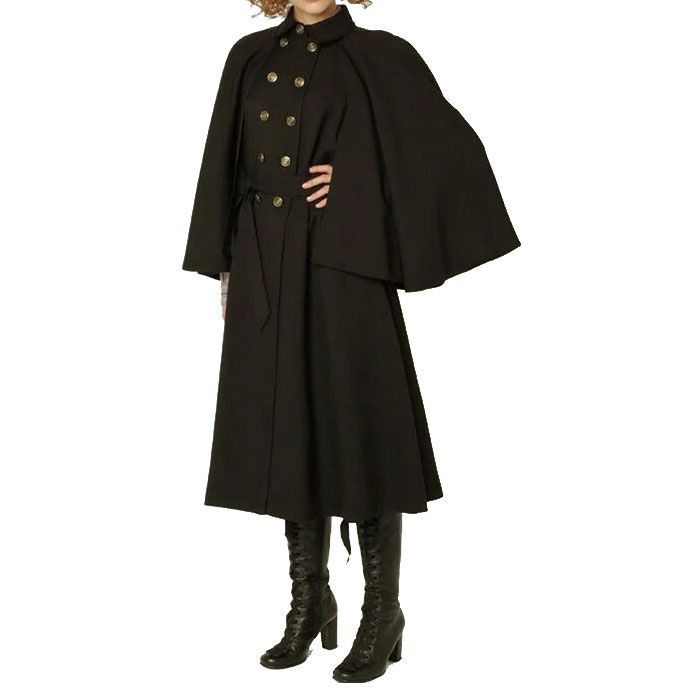 Black Ladies Black Inverness Cape