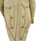 New Men American British White, Red Coat Revolutionary War Uniform