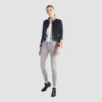 Dark Blue Wool Military Jacket Women Commander Officer