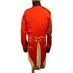 New British Full Red Wool Dress Men's Officer Jacket