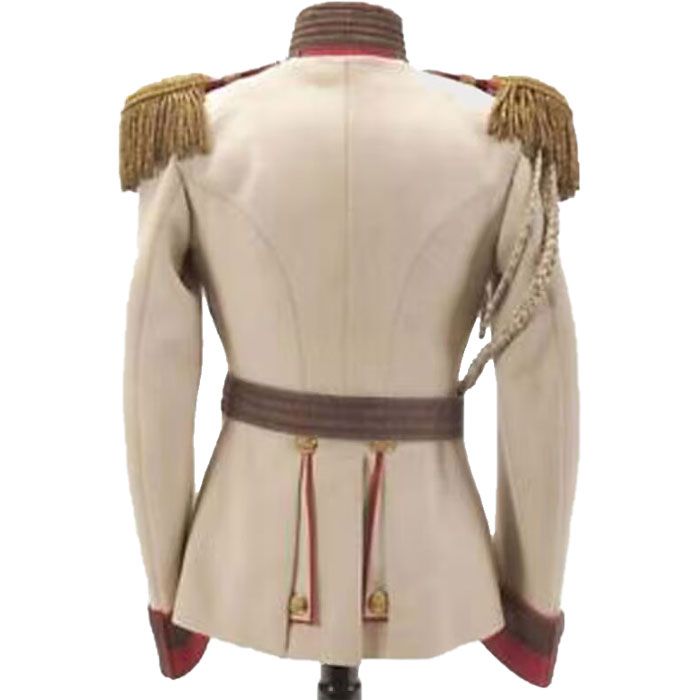 Royal Horse Guard Russian Imperial Officer Off White Men Wool Coat
