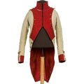 New Men American British White, Red Coat Revolutionary War Uniform