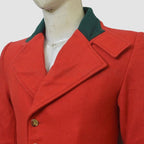 Men's Red Wool 18th Century Military Frock Coat – Victorian Officer Tailcoat