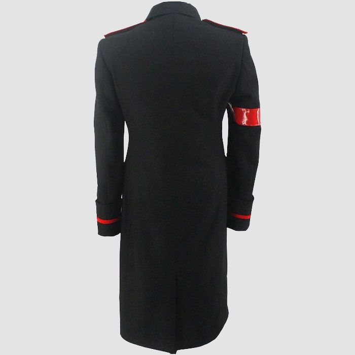 Mens Michael Jackson Military Trench Coat Mens Fashion Hussar Jacket