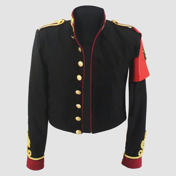 Michael Jackson Jackets Black Royal Retro Military