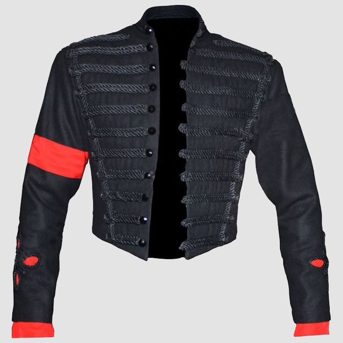 Michael Jackson Black Jacket Mtv Awards Military