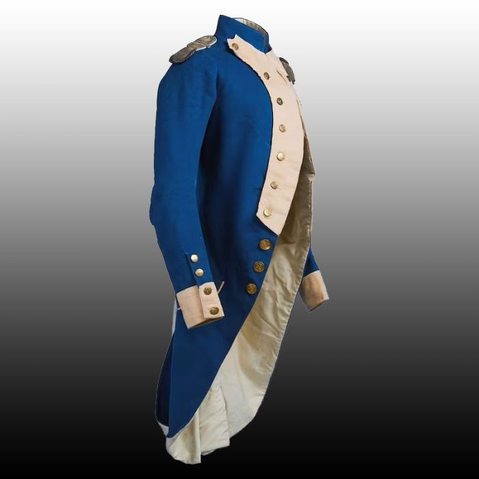 Napoleonic Military Jacket Handmade Wool French Officer Coat