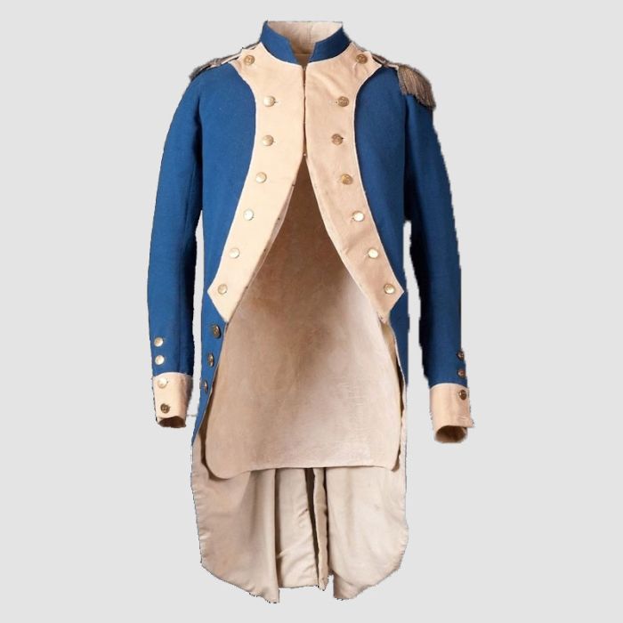 Napoleonic Military Jacket Handmade Wool French Officer Coat