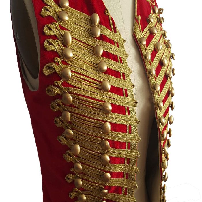 New Ceremonial Military Army Red & Gold