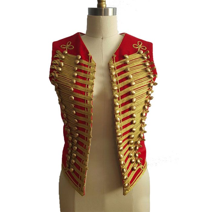 New Ceremonial Military Army Red & Gold