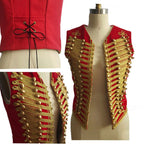 New Ceremonial Military Army Red & Gold