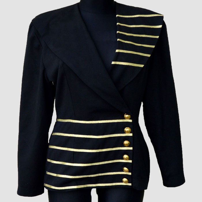 New Military Women Jacket Army Steampunk Blazer jacket