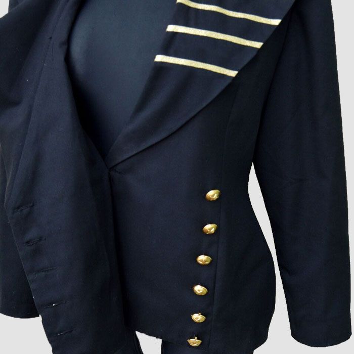 New Military Women Jacket Army Steampunk Blazer jacket