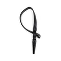 Black Leather Ribbon Knot