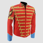 Rare MJ Michael Jackson Red Retro England Military Jacket