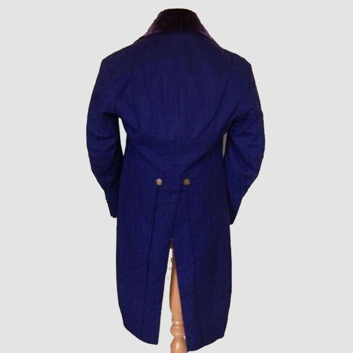 New 1820c Military Infantry Blue Tailcoat Wool Men's Coat