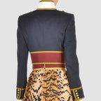 New Navy Blue Men's Military Hussar Army Officer Wool Jacket