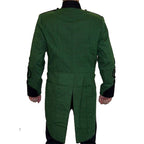 Drummer Fashion Green & Black Braiding Wool Military JackeT