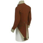 New Men's British Brown Tail Coat Uniform Jacket Napoleonic Uniform