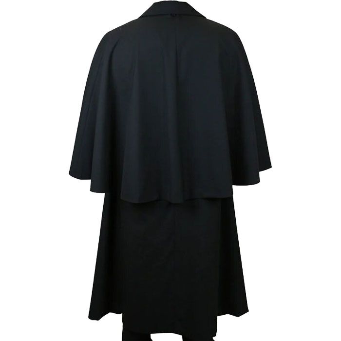 Men's Black Inverness Cape