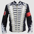 Inspired From Michael Jackson Braided Jacket Heavy Braided Jacket, Steampunk Steampunk Military Uniform