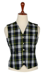 Traditional Scottish Dress Gordon 5 Buttons Tartan Waistcoat