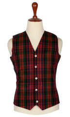 Traditional Scottish MacDonald 5 Buttons Tartan Waistcoat