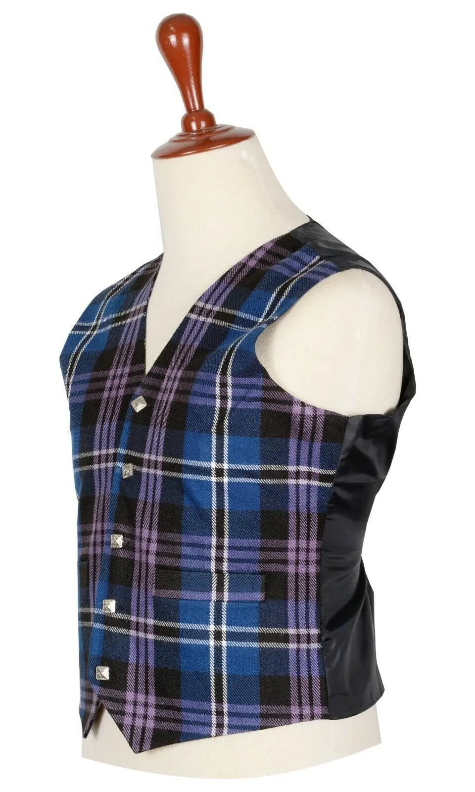 Traditional Scottish Heritage Of Scotland 5 Buttons Tartan Waistcoat
