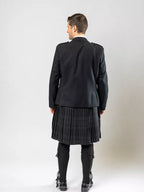 Strathearn Black Jacket Kilt & Waistcoat