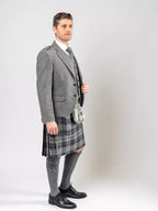 Strathearn Light Grey Jacket Kilt & Waistcoat