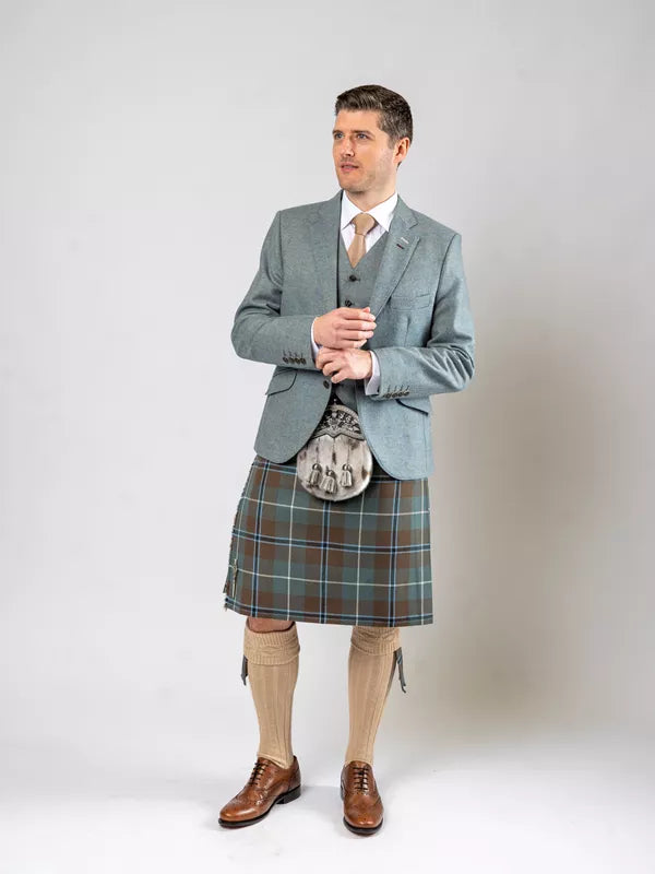 Strathearn Lovat Blue Jacket Kilt & Waistcoat