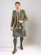 Green Jacket & Isle Waistcoat Kilt Set
