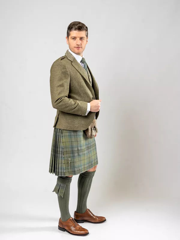 Green Jacket & Isle Waistcoat Kilt Set