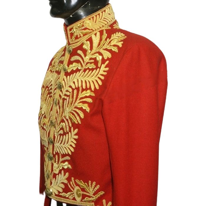Hand Made Embroidery British Court Levee Jacket